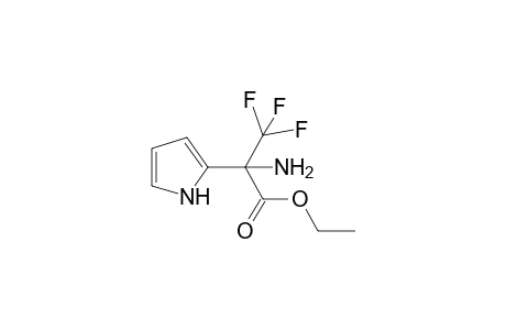 Ethyl 2-amino-3,3,3-trifluoro-2-(1H-pyrrol-2-yl)propanoate
