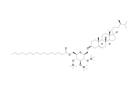 Campesteryl (6'-O-palmitoyl)-3-.beta.-D-glucopyranoside tetra(trimethylsilyl)ether