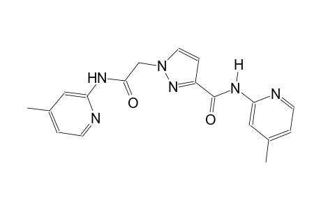 1H-pyrazole-1-acetamide, N-(4-methyl-2-pyridinyl)-3-[[(4-methyl-2-pyridinyl)amino]carbonyl]-