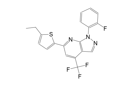 1H-pyrazolo[3,4-b]pyridine, 6-(5-ethyl-2-thienyl)-1-(2-fluorophenyl)-4-(trifluoromethyl)-