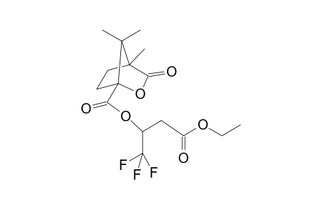 7,7-Dimethyl-3-oxo-2-oxa-bicyclo[2.2.1]heptane-1-carboxylic acid, 1-ethoxycarbonylmethyl-2,2,2-trifluoro-ethyl ester