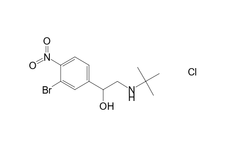 1-(3'-Bromo-4'-nitrophenyl)-2-t-butylaminoethanol Hydrochloride