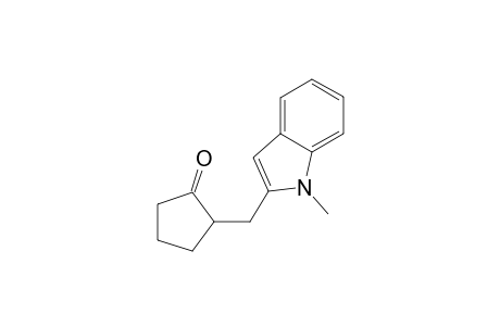 2-((1-methyl-1H-indol-2-yl)methyl)cyclopentanone