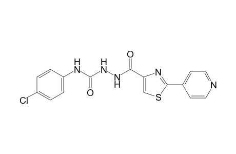 4-(p-chlorophenyl)-1-{[2-(4-pyridyl)-4-thiazolyl]carbonyl}semicarbazide