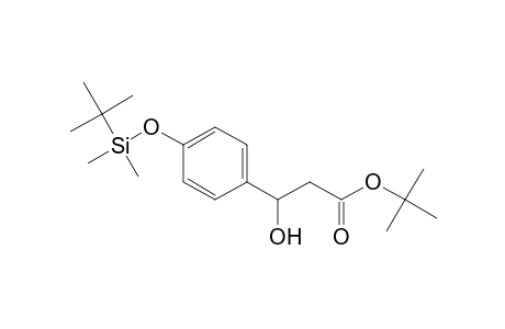 tert-Butyl 3-[4-[(tert-butyldimethylsilyl)oxy]phenyl]-3-hydroxypropanoate