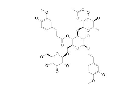 UNRANOSIDE-A;R-2-O-ACETYL-GLUCOPYRANOSYL-(1->6)-MARTYNOSIDE