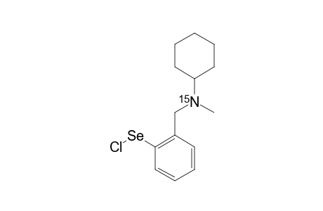 2-[(N-CYCLOHEXYL-N-METHYLAMINO)-METHYL]-BENZENESELENENYL-CHLORIDE