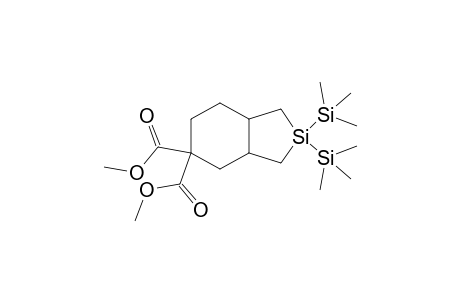 Dimethyl 8,8-Bis(trimethylsilyl)-8-silabicyclo[4.3.0]nonane-3,3-dicarboxylate