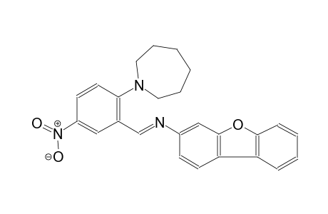 dibenzo[b,d]furan-3-amine, N-[(E)-[2-(hexahydro-1H-azepin-1-yl)-5-nitrophenyl]methylidene]-