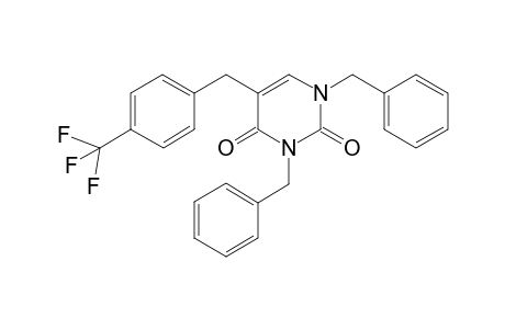 1,3-bis(phenylmethyl)-5-[[4-(trifluoromethyl)phenyl]methyl]pyrimidine-2,4-dione