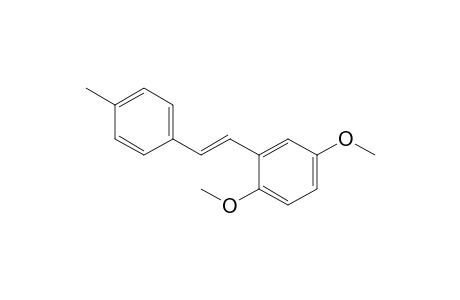 1,4-Dimethoxy-2-[(E)-2-(4-methylphenyl)ethenyl]benzene