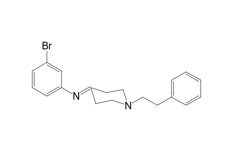 N-(3-Bromophenyl)-1-(2-phenylethyl)piperidin-4-imine