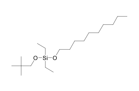 Silane, diethyldecyloxyneopentyloxy-