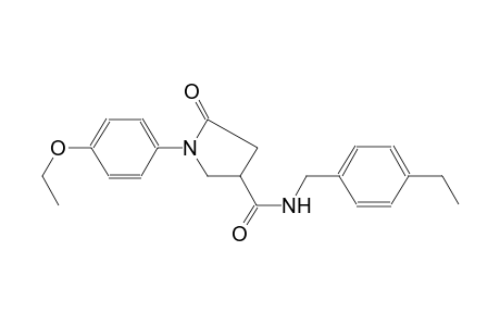 1-(4-ethoxyphenyl)-N-(4-ethylbenzyl)-5-oxo-3-pyrrolidinecarboxamide