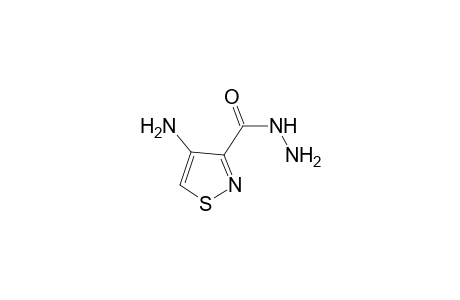 3-Isothiazolecarboxylic acid, 4-amino-, hydrazide