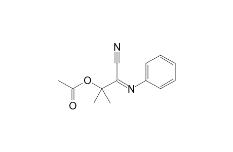 2-Cyano-1,1-dimethyl-2-phenyliminoethyl acetate