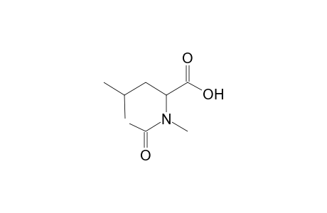 2-[acetyl(methyl)amino]-4-methyl-pentanoic acid