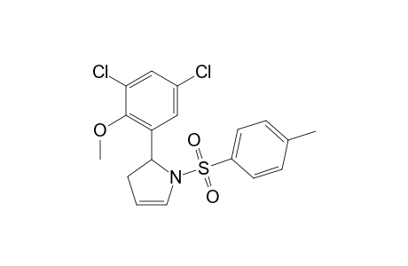 2-(3,5-Dichloro-2-methoxyphenyl)-1-(p-tolylsulfonyl)-2,3-dihydro-1H-pyrrole