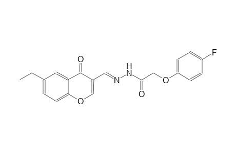 N'-[(E)-(6-ethyl-4-oxo-4H-chromen-3-yl)methylidene]-2-(4-fluorophenoxy)acetohydrazide