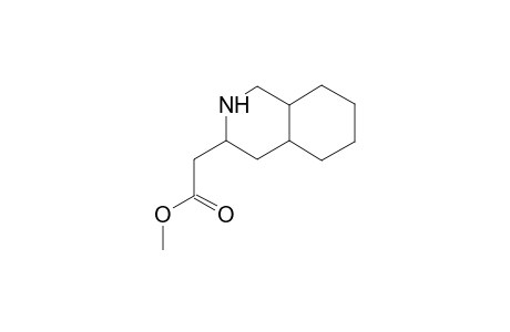 2-(1,2,3,4,4a,5,6,7,8,8a-decahydroisoquinolin-3-yl)acetic acid methyl ester