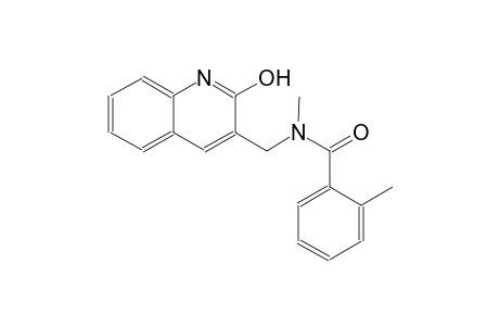 N-[(2-hydroxy-3-quinolinyl)methyl]-N,2-dimethylbenzamide