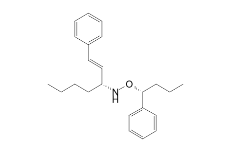 (3R,1'R)-(+)-N-(1-Phenylbutoxy)-1-phenyl-3-hept-1-enylamine