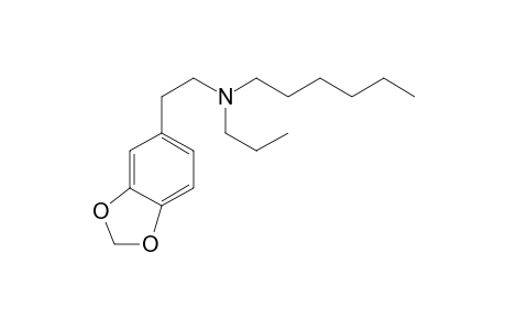 N-Hexyl-N-propyl-3,4-methylenedioxyphenehylamine