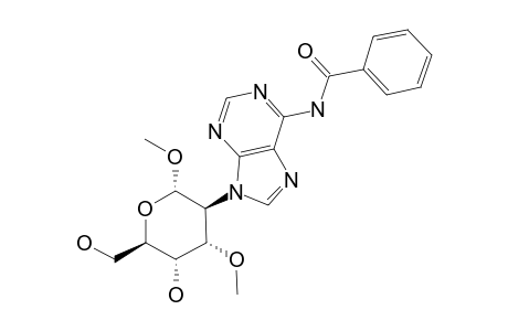 1',3'-DI-O-METHYL-2'-DEOXY-2'-(N(6)-BENZOYLADENIN-9-YL)-D-ALTROPYRANOSIDE