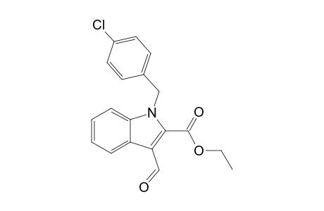 ETHYL-1-(4-CHLOROBENZYL)-3-FORMYL-INDOLE-2-CARBOXYLATE