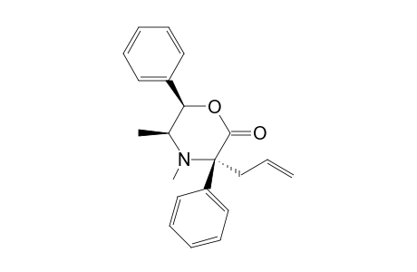 (3R,5S,6R)-3-allyl-4,5-dimethyl-3,6-diphenyl-morpholin-2-one