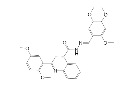2-(2,5-dimethoxyphenyl)-N'-[(E)-(2,4,5-trimethoxyphenyl)methylidene]-4-quinolinecarbohydrazide