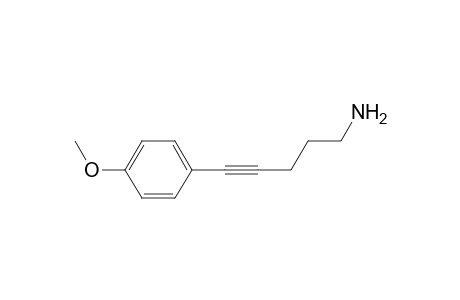 5-(4-Methoxyphenyl)pent-4-ynylamine