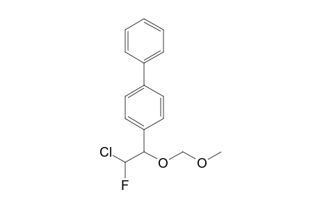 1-(4-Biphenylyl)-2-chloro-2-fluoro-1-(methoxymethoxy)ethane