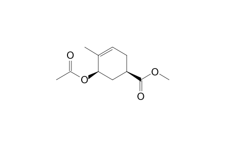 (1R,5R)-5-acetoxy-4-methyl-cyclohex-3-ene-1-carboxylic acid methyl ester