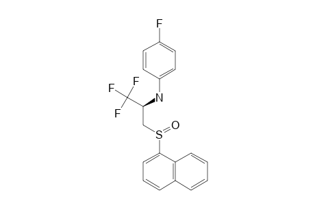 (-)-(2S,S(S))-3,3,3-TRIFLUORO-N-(PARA-FLUOROPHENYL)-2-AMINOPROPYL-1-(1-NAPHTHYL)-SULFOXIDE