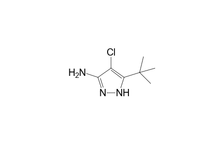 3-Amino-5-(t-butyl)-4-chloropyrazole