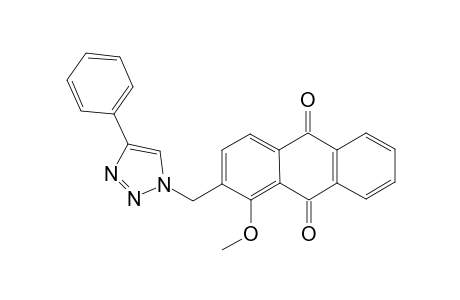 1-Methoxy-2-[(4-phenyl-1H-1,2,3-triazol-1-yl)methyl]anthra-9,10-quinone