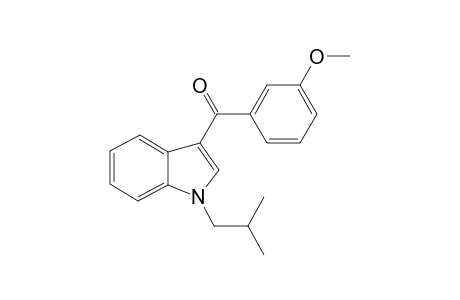 1-iso-Butyl-3-(3-methoxybenzoyl)indole