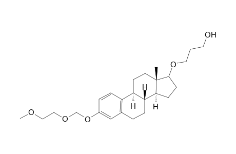 3-[3'-(Methoxyethoxy)methoxy]estra-1',3',5'(10')-trien-17'-yloxy]-1-propanol