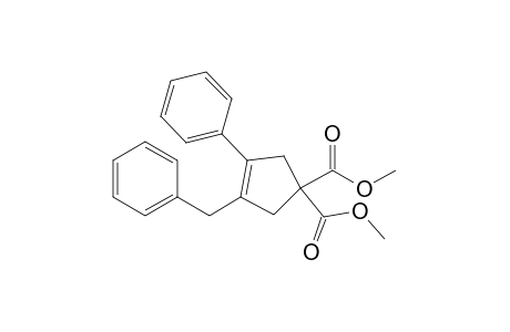 3-benzyl-4-phenyl-cyclopent-3-ene-1,1-dicarboxylic acid dimethyl ester