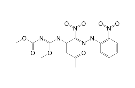 N-METHOXY-N'-[1-ACETONYL-2-NITRO-2-(2-NITROPHENYLHYDRAZONE)]-ETHYL-O-METHYLISOUREA