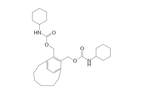 8,9-bis(N-cyclohexylcarbamoyloxymethyl)-[6]paracyclophane