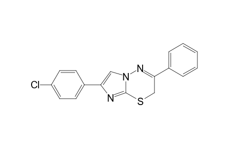 7-(p-chlorophenyl)-3-phenyl-2H-imidazo[2,1-b][1,3,4]thiadiazine