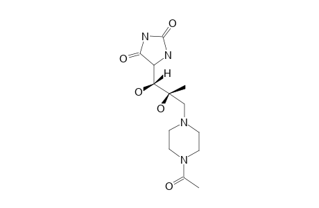 5-[(1R,2S)-3-(4-acetylpiperazin-1-yl)-1,2-dihydroxy-2-methyl-propyl]hydantoin