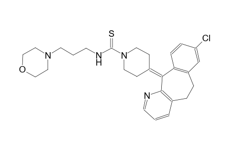 1-piperidinecarbothioamide, 4-(8-chloro-5,6-dihydro-11H-benzo[5,6]cyclohepta[1,2-b]pyridin-11-ylidene)-N-[3-(4-morpholinyl)propyl]-