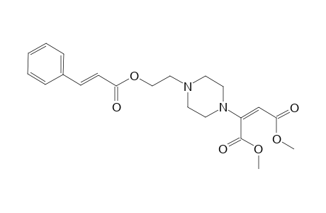 1-[2-(Cinnamoyloxyl)eth-1-yl]-4-[(E)-1,2-(dimethoxycarbonyl)ethen-1-yl]piperazine