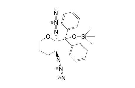 (((2R,3S)-2,3-diazidotetrahydro-2H-pyran-2-yl)diphenylmethoxy)trimethylsilane