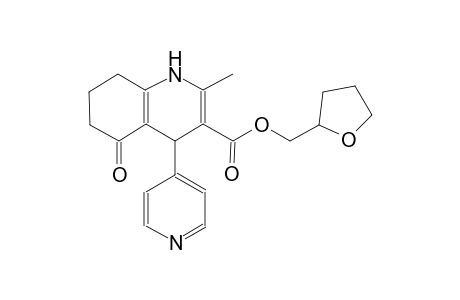 tetrahydro-2-furanylmethyl 2-methyl-5-oxo-4-(4-pyridinyl)-1,4,5,6,7,8-hexahydro-3-quinolinecarboxylate