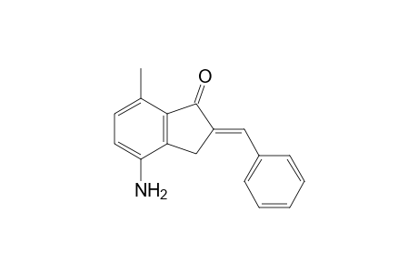 4-Amino-2-benzylidene-7-methylindan-1-one
