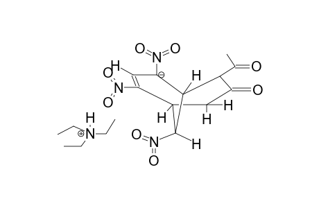 TRIETHYLAMMONIUM 6-ACETYL-2,4,9-TRINITRO-7-OXOBICYCLO[3.3.1]NON-2-EN-4-OATE